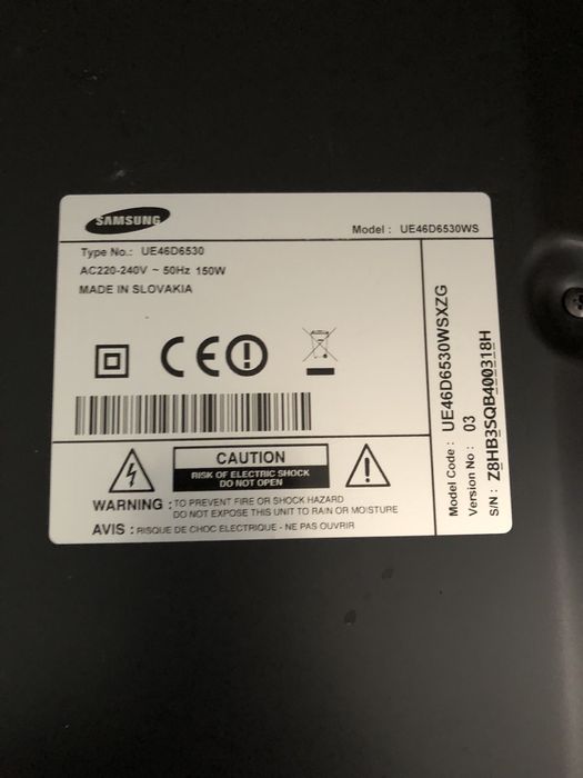 Продам телевизор самсунг.На запчасти.