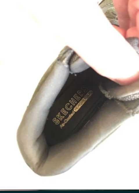 Botas de Mulher SKECHERS verde musgo /dourado(36) Memory Foam