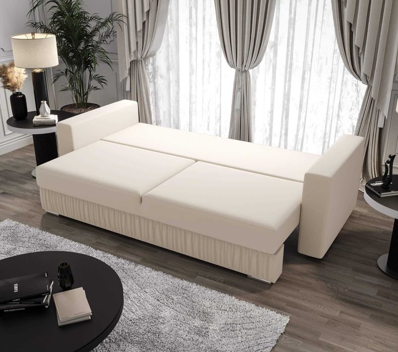 Sofa Kanapa Silva Rozkładana Funkcja Spania Glamour