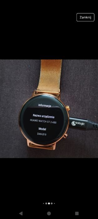 Zegarek smartwatch Huawei GT2 Watch zloty