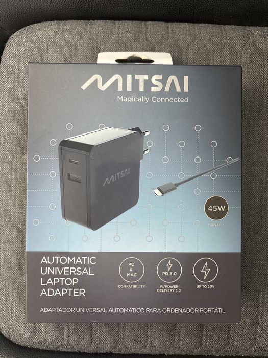 Adaptador universal para portatil 45w