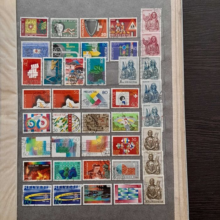 Альбом 27. Марки - Швейцарія.