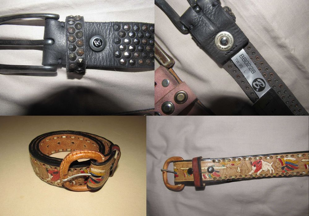 Джинсовые фирменные ремни B.Belt, Energie, Bernd Gotz
