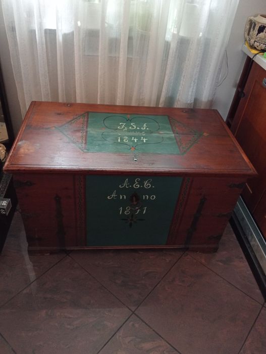 Kufer skrzynia drewniana 180 lat