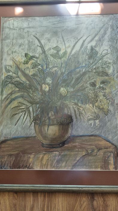 Stary obraz martwa natura