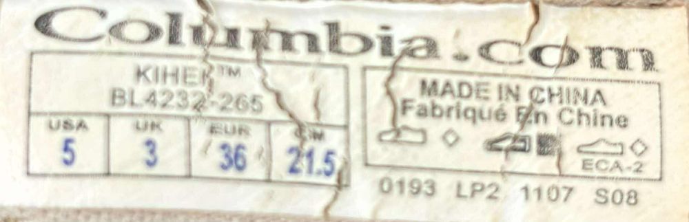 Columbia trekkingowe sandały skórzane damskie 36 vibram 
Rozmiar 36
Wk