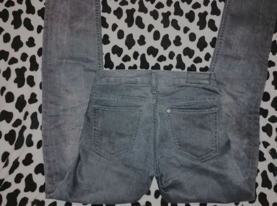 H&M nowe Spodnie Szare Dżinsy skinny jeans rurki. XS