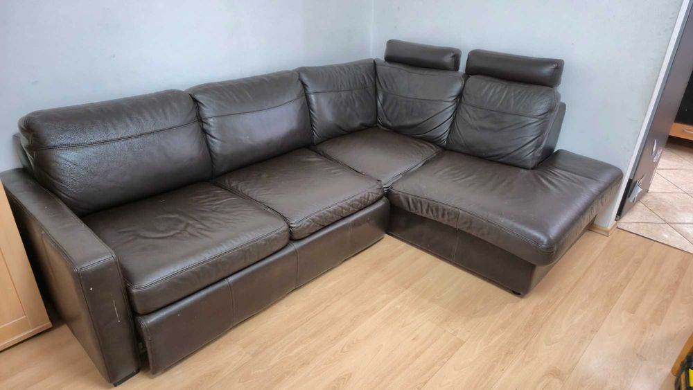 kanapa skórzana - duża