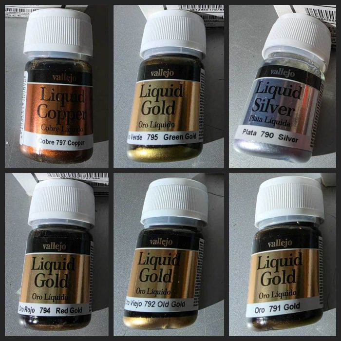 Tintas Vallejo Liquid Gold