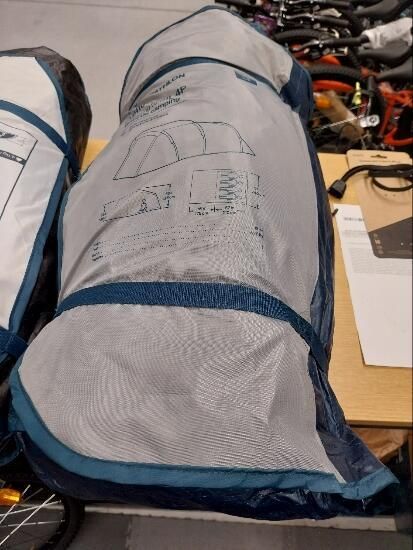 Tenda de Campismo 4 pessoas, MH100 XXL
