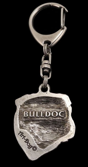 Buldog angielski brelok posrebrzany Art-Dog