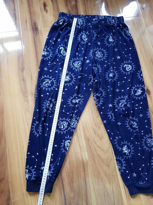 Piżama Harry Potter Wizarding World granatowa welurowa   M 40-42