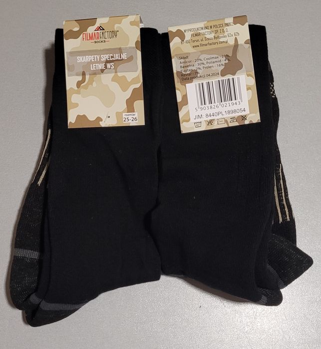 Skarpety specjalne 25-26 letnie wojskowe