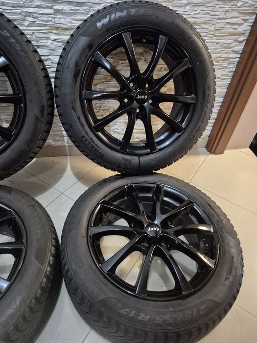 Jeep Compass Renegade Alufelgi 17 Koła Felgi 5x110 Black Piękne