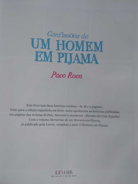 Andanças e Confissões de um Homem em Pijama - Paco Roca