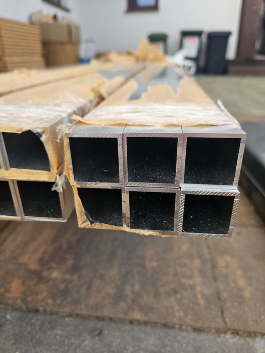 Profil/legar aluminiowy 30x30x4000 mm pod deski tarasowe ilość 100 szt