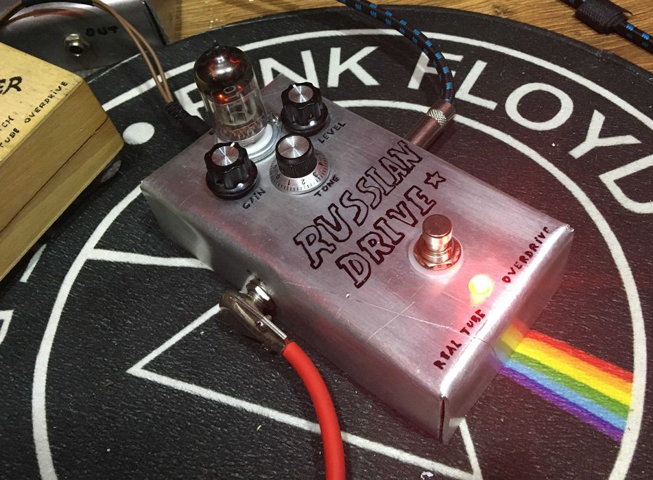 Efekt gitarowy lampowy Kafar RD ( overdrive ) nowy z zasilaczem