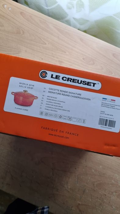 Garnek żeliwny emaliowany LE CREUSET 4.2 L.