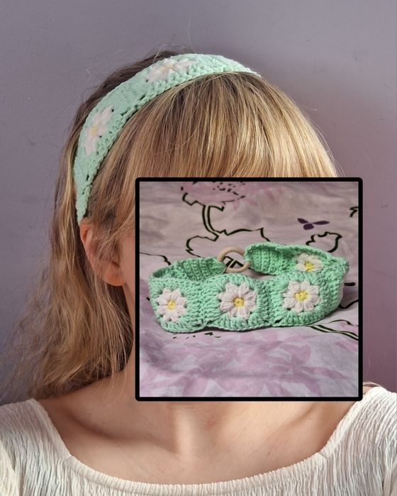 Opaska z włóczki