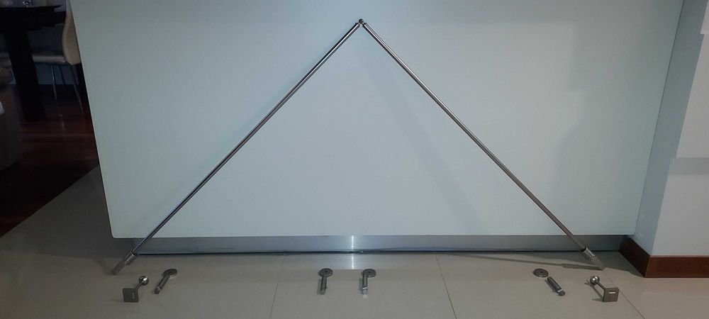 Karnisz kątowy komplet