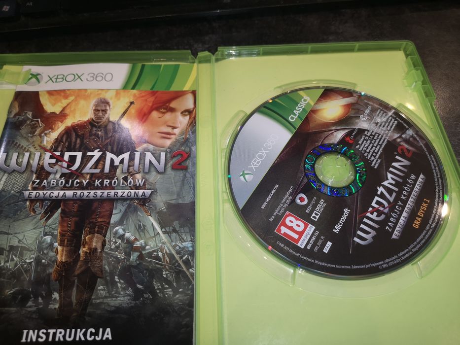Wiedźmin 2 Zabójcy Królów EDYCJA ROZSZERZONA Xbox 360 gra PL (sklep)