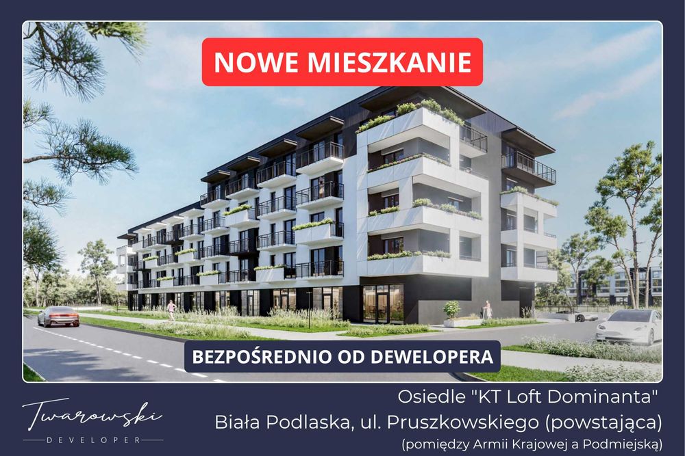 Mieszkanie - rynek pierwotny, Os. KT Loft Dominanta - bezpośrednio od dewelopera
