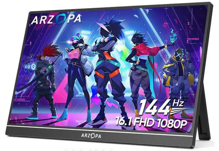 Портативний FullHD 144 Гц ігровий монітор Arzopa Z1FC 16"  - IPS