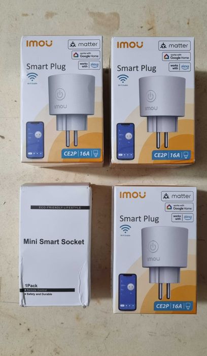 Розумна Wi-Fi розетка Mini Smart Socket та IMOU Smart Plug на 16А/20A