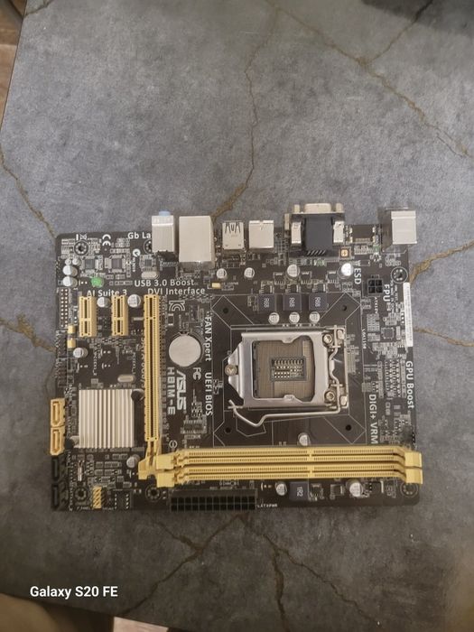 Материнська плата ASUS H81M-E (LGA 1150, DDR3) — Повністю робоча!