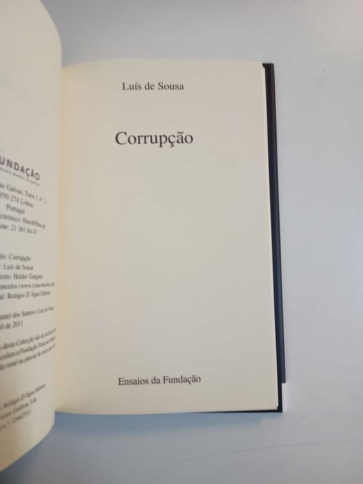 Corrupção, de Luís de Sousa