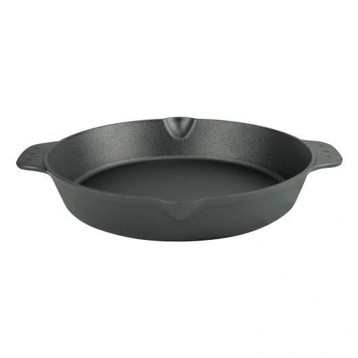 patelnia żeliwna ø 44 cm z 2 uchwytami santos 900358