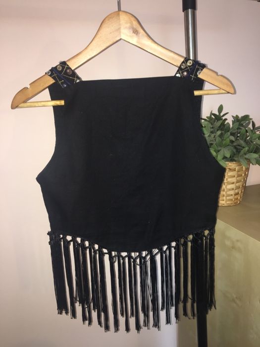 NOWA bluzka z frędzlami pull&bear