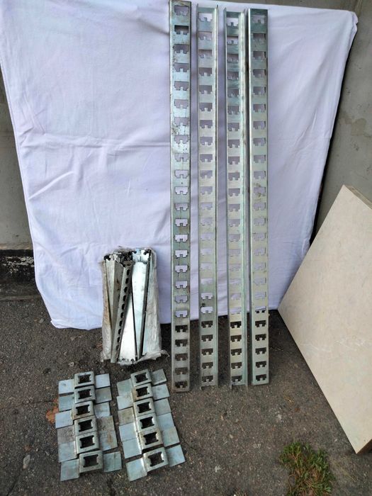 Полки оцинкованные для гаража мастерской сарая оцинкованные прочные.