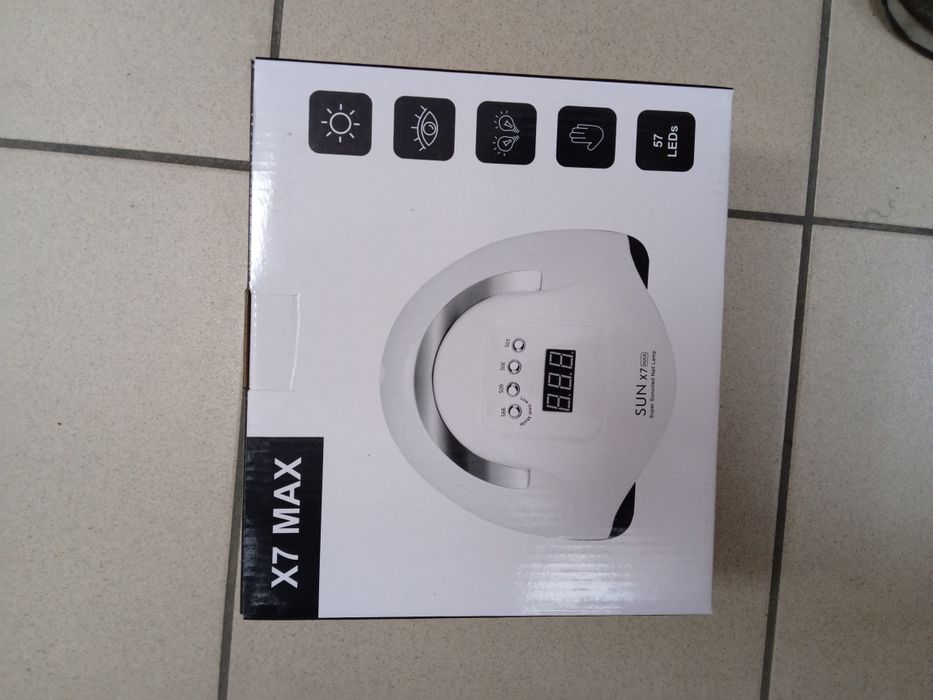 Lampa UV LED SUN X7 MAX 57 LED do paznokci hybrydowych