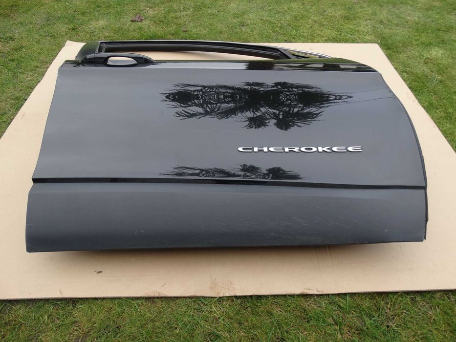 drzwi prawy przód przednie prawe jeep cherokee v kl 13-23 pxr czarne