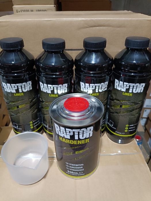 Захисне покриття Раптор / Краска Raptor U-pol 4л акція / зі складу