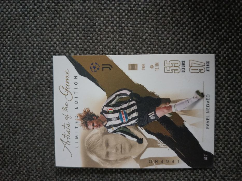 Karta piłkarska nedved artists of the game