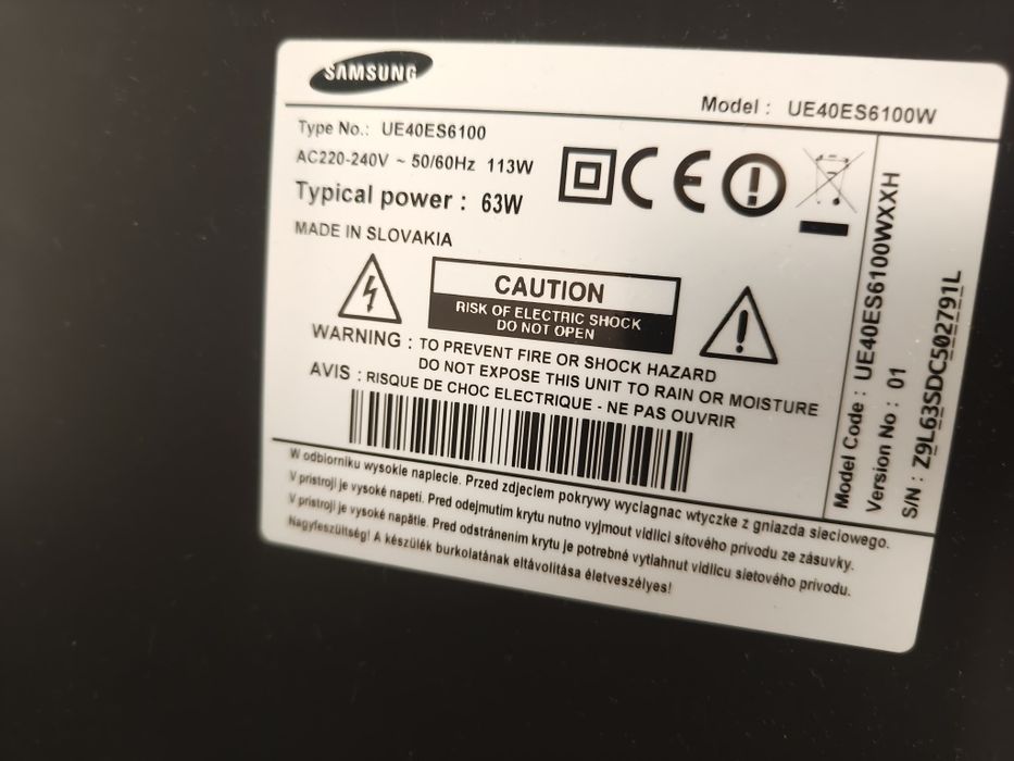 Samsung 40cali Smart TV