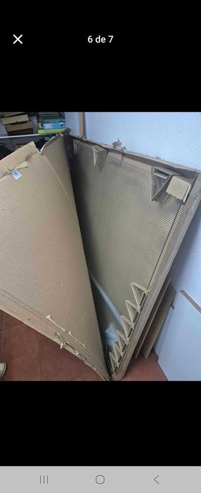 Vidro fixo de duche novo 140x200 de 8mm novo (embalado)