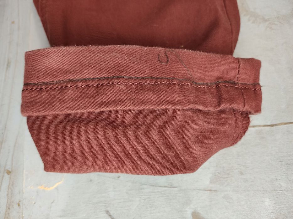 King bon jeansowe spodnie męskie miedziane w30