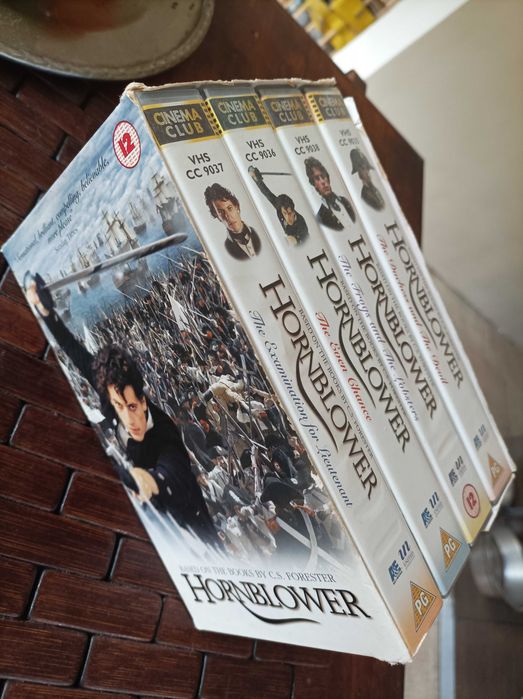 Hornblower oryginalna seria kaset VHS film na pods książki Forestera