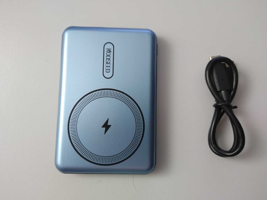 Powerbank 5000mAh e carregamento wireless