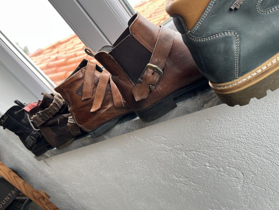 Botas em pele n 41