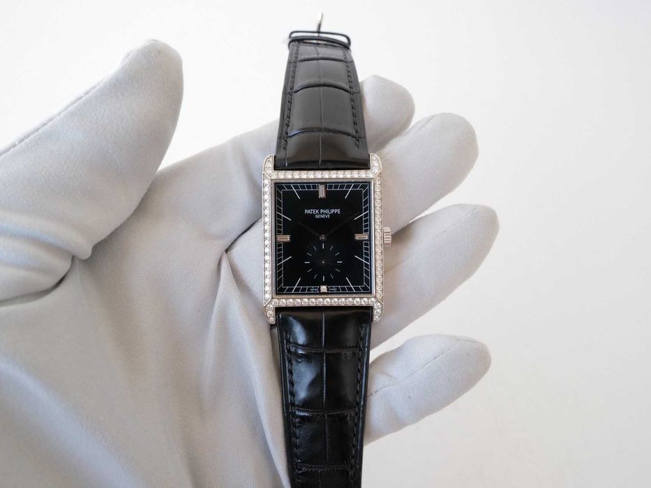 Patek Philippe Gondolo 18K White Gold Diamond Bezel Dial