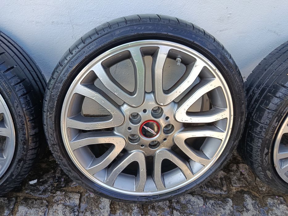 Jantes Mini 18 Vanity spoke 504 com pneus 205/40/18  para Mini f55 f56 f57