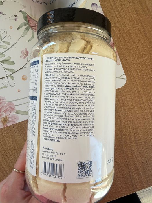 Odżywka Białkowa WPC waniliowa 700g nowa