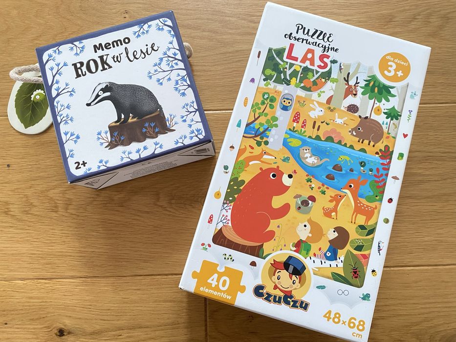 Puzzle Czu Czu memo rok w lesie