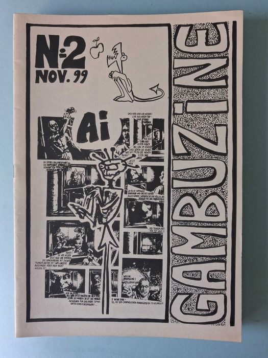 "GAMBUZINE" Fanzines de BD de Teresa Câmara Pestana.