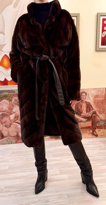 Шуба норкова розкішна