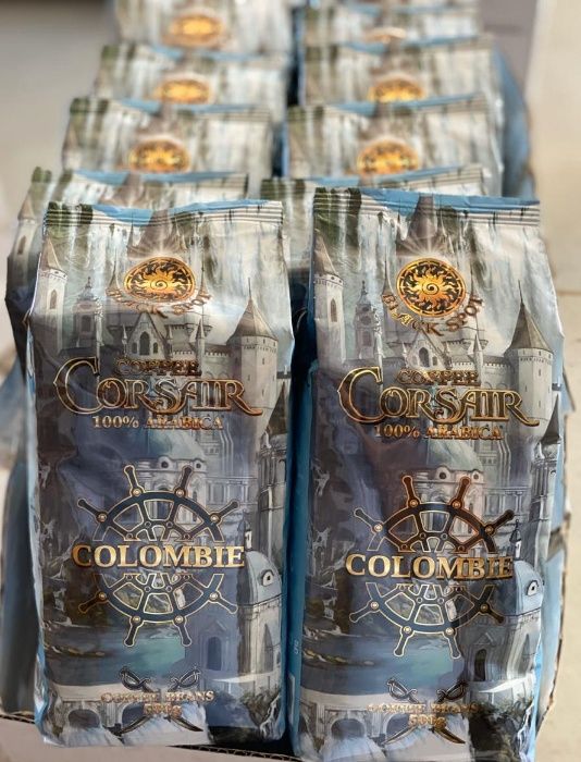 Кофе в зернах "Corsair Colombie" (Корсар Колумбия) 500гр.
